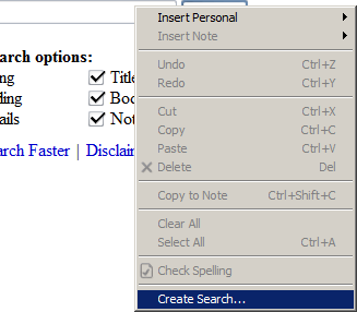 Right Click Menu: Opera